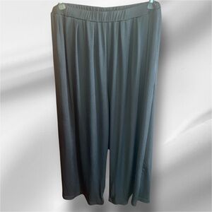 CIDER Flowy Black Wide-Leg Pants - Size 0X